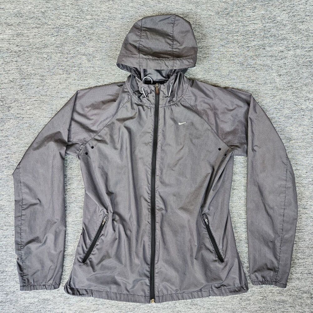 Nike Running Shield Flash Vapor Lightweight Running Jacket Hoodie Women L 542213